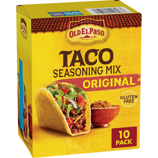 ten pre-portioned single-use seasoning packets (10.08 oz total)