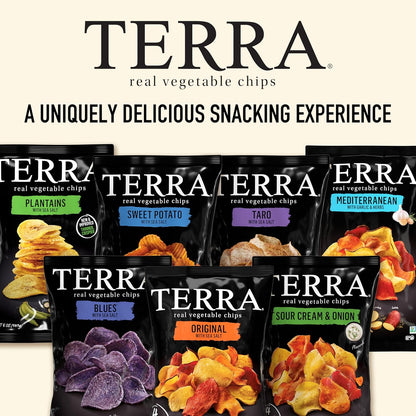 Terra Veggie Chips – Quiet Office Snack with Sea Salt, Original 5 oz