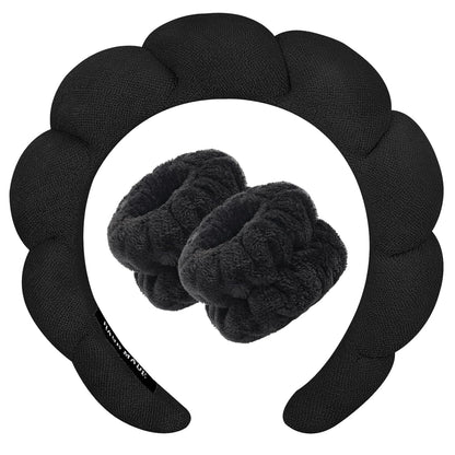 terry cloth surface with sponge lining for water absorption