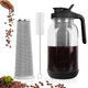 Black with Short Silicone Sleeve - 64 Ounces