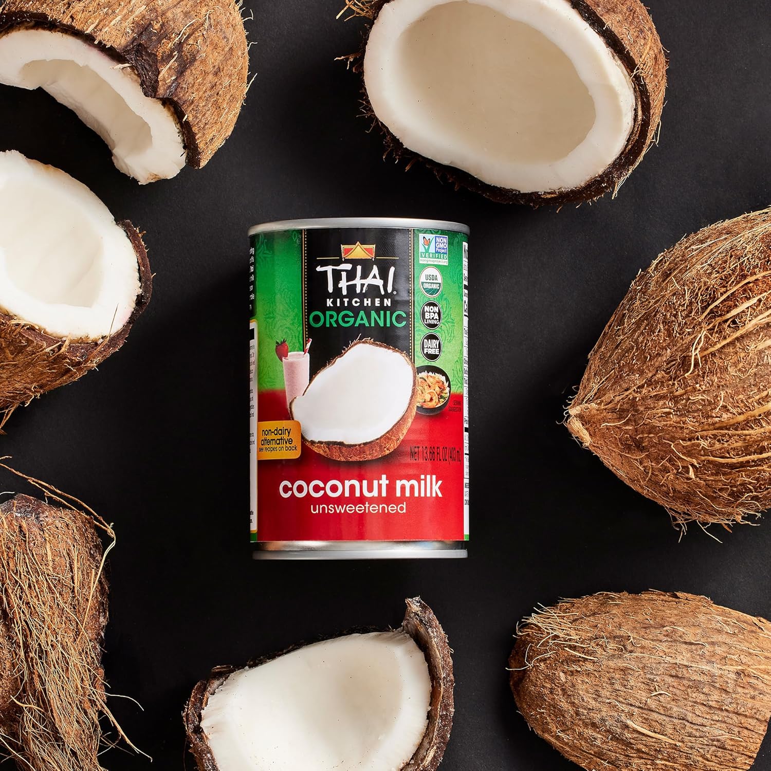 Thai Kitchen Organic Unsweetened Coconut Milk – Bulk Pantry Pack for Efficient Meal Prep Stations