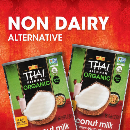Thai Kitchen Organic Unsweetened Coconut Milk – Bulk Pantry Pack for Efficient Meal Prep Stations