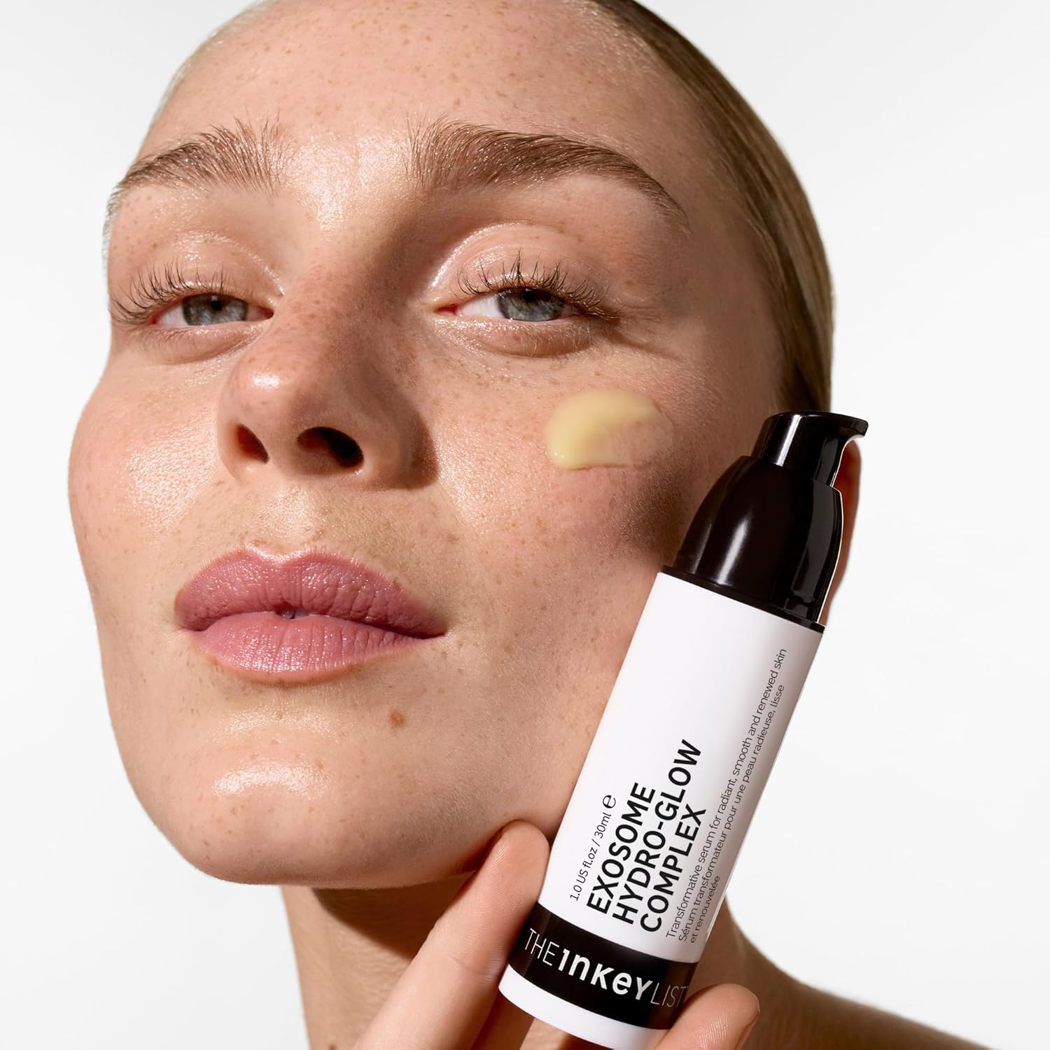 The INKEY List Exosome Hydro-Glow Complex – Mindful Self-Care Treatment for Bathroom Vanity Wind-Down, Daily Radiance Boost