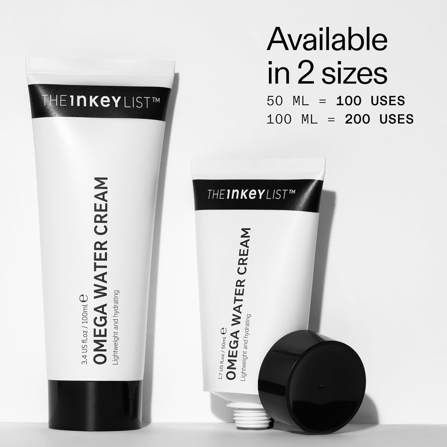The INKEY List Omega Water Cream, Fragrance-Free Barrier Cream for Sensitive, Reactive Skin Prone to Irritation