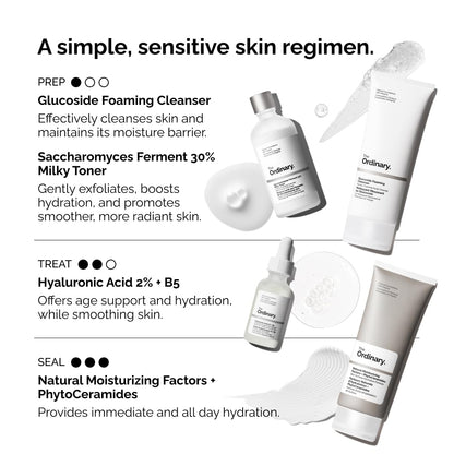 The Ordinary Glucoside Foaming Cleanser, Gentle Baby-Safe Daily Wash for Shared Family Sinks