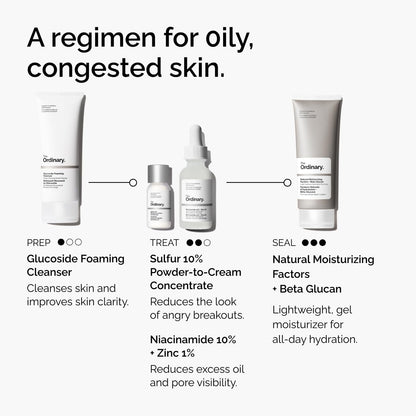 The Ordinary Sulfur 10% Powder-to-Cream Spot Treatment — Fast-Acting Spot Treatment for Pre-Meeting Confidence at the Office