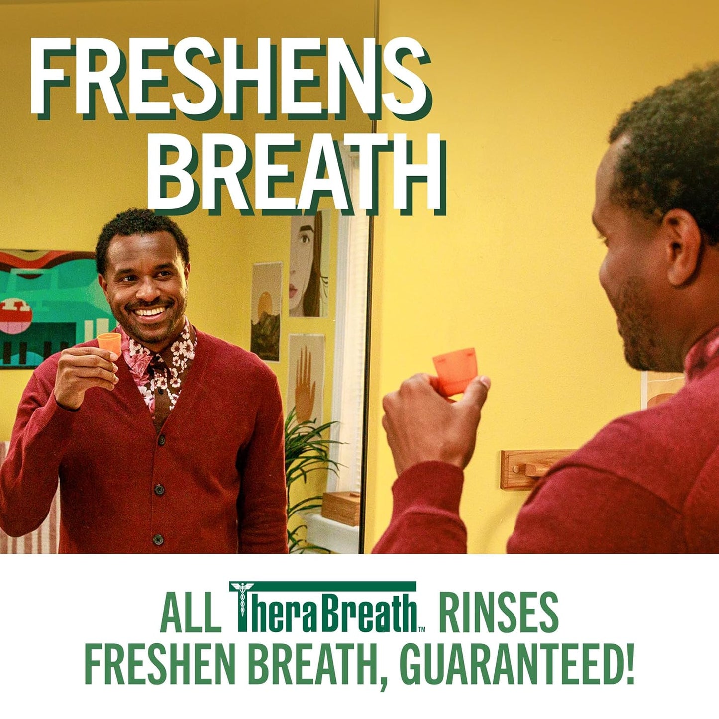 TheraBreath Alcohol-Free Mouthwash – Simple Ingredient List Free of Dyes Sulfates and Parabens for Intentional Living