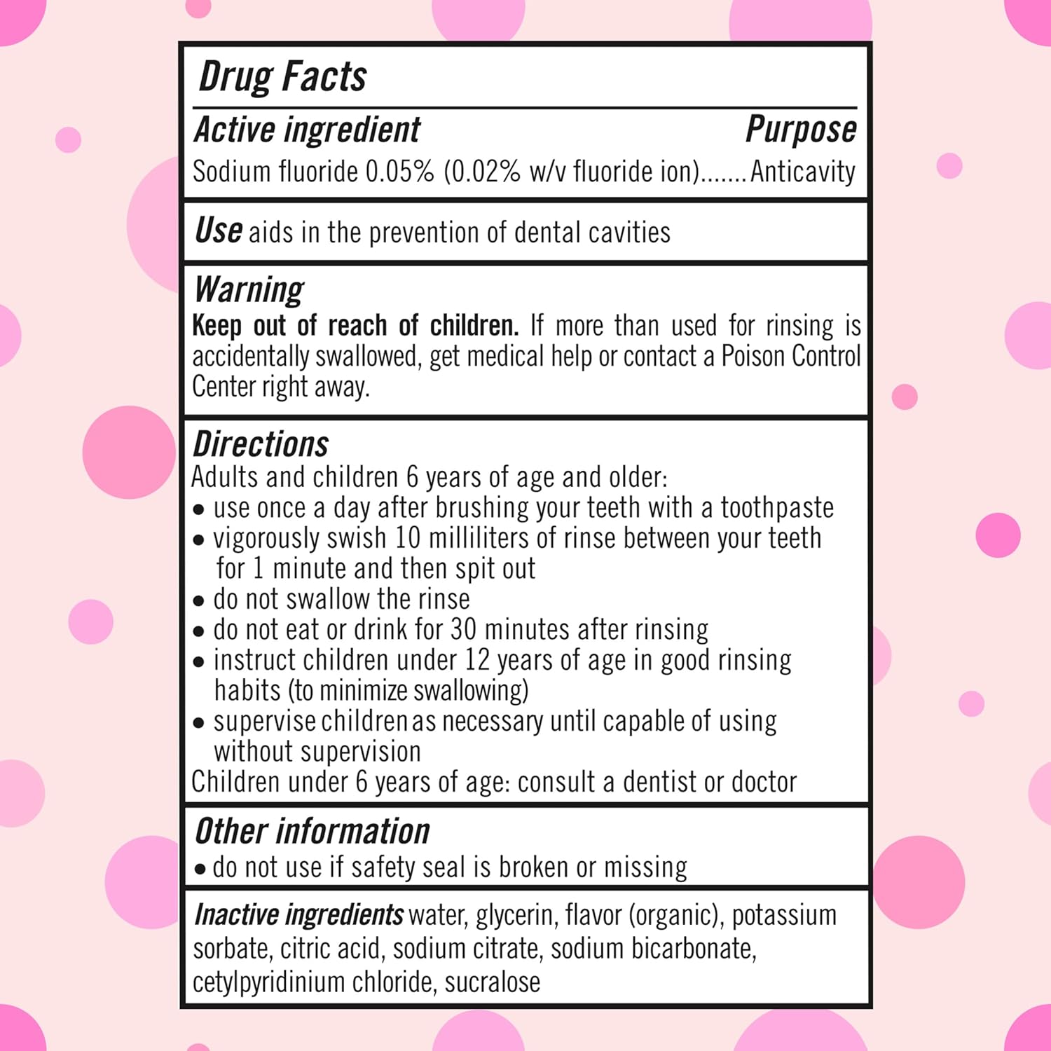 TheraBreath Kids Vegan Gluten Free Fluoride Oral Rinse Bubblegum Blast – Wholesome Daily Mouth Care for the Family Wellness Routine, 16 fl oz, 2-Pack