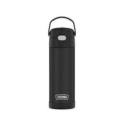 THERMOS FUNTAINER 16 oz Stainless Steel Bottle – Hygienic Covered Spout Keeps Classroom Germs Off the Drinking Surface