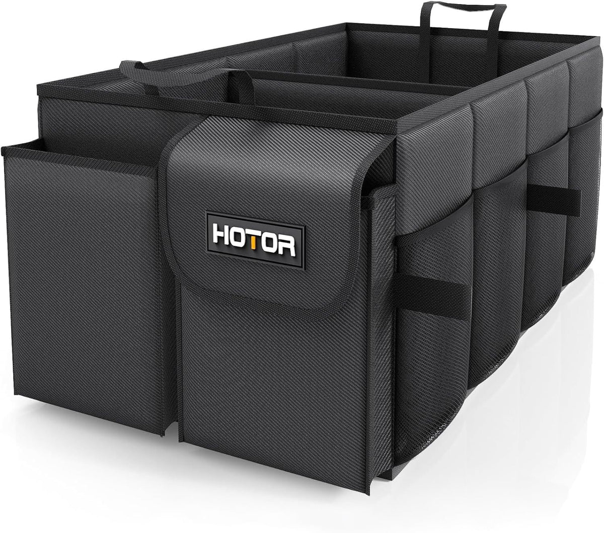 thickened oxford cloth construction with reinforced stitching on handles and base