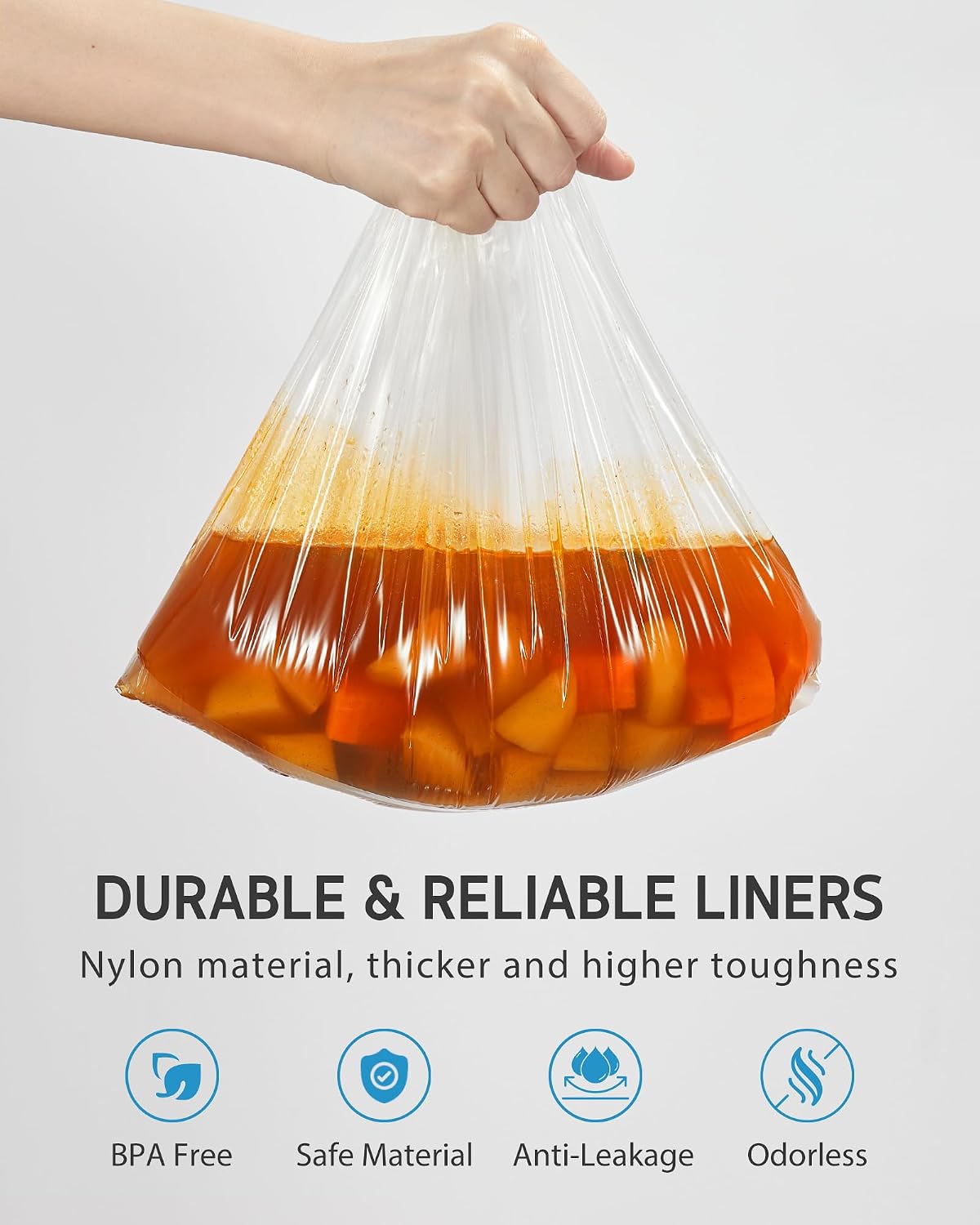thicker construction that resists punctures and rips