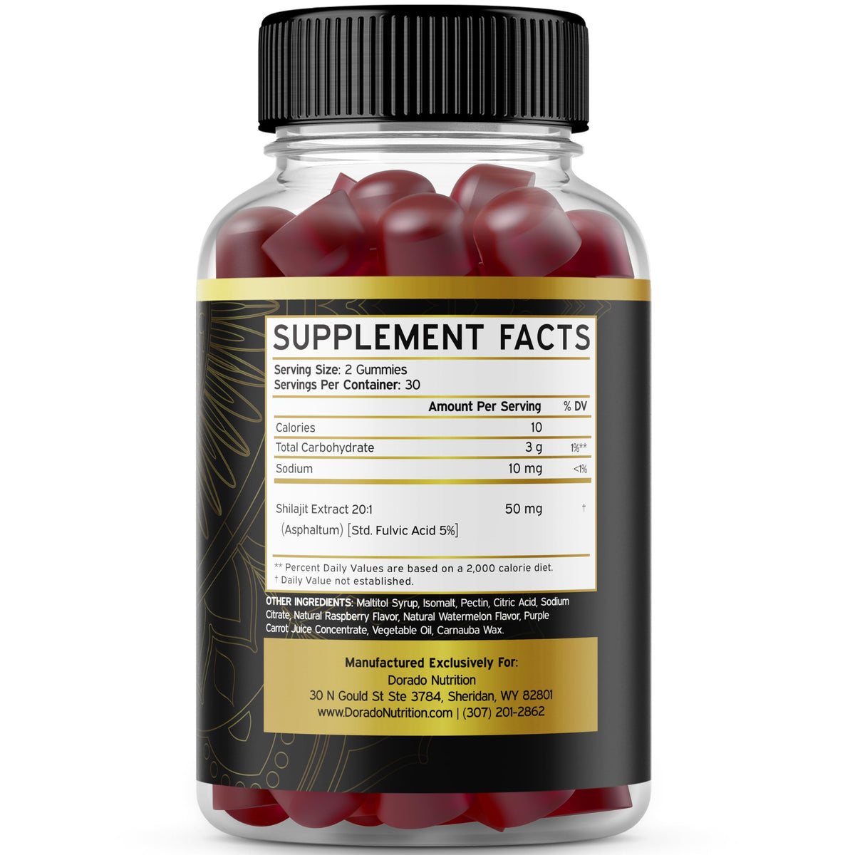 third-party lab tested for purity and potency (dorado nutrition standard)