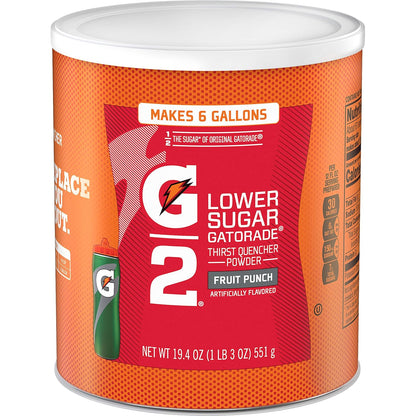 three 19.4oz canisters per pack yielding a total of 18 gallons of prepared drink