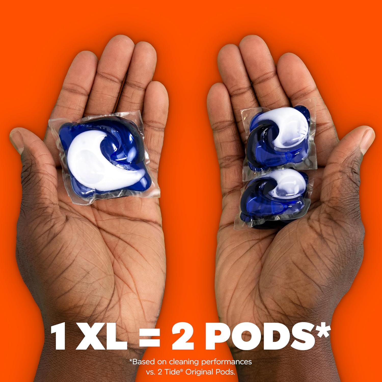 three available pack sizes: 18, 45, and 63 counts to match household needs