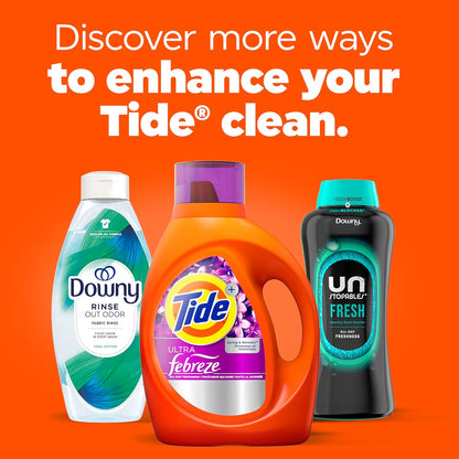 three available sizes: 73 fl oz, 92 fl oz (65 loads), and 149 fl oz