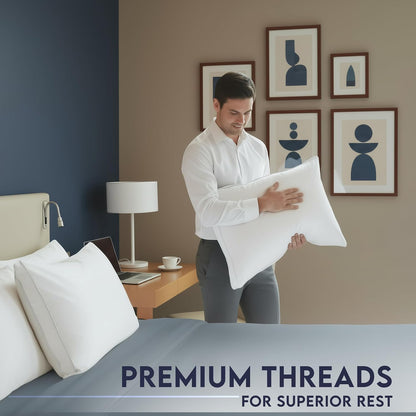 three color options (white, grey, black) and pack configurations of 2 or 4 pillows