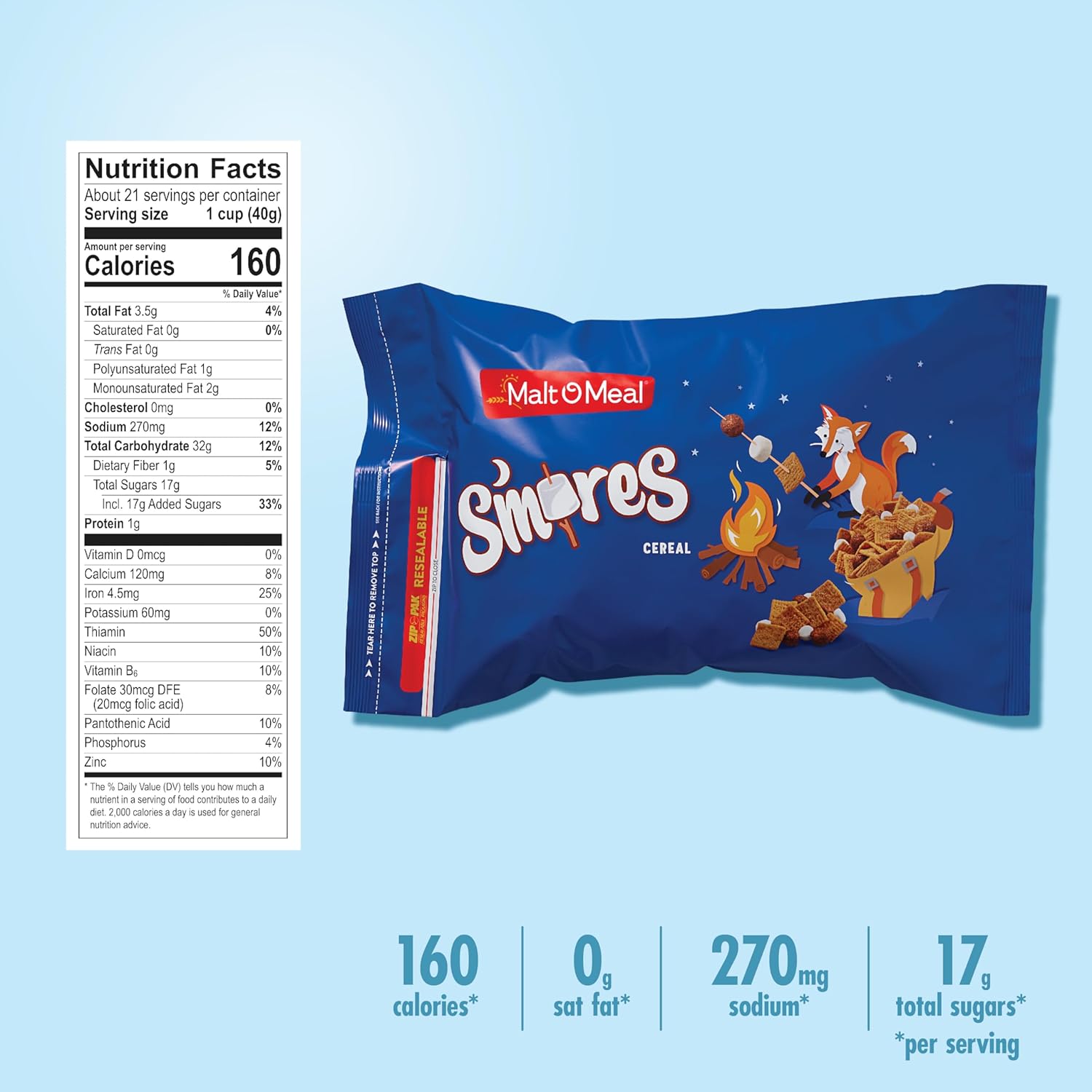 three-component mix: crispy honey graham squares, mini marshmallow bits, chocolatey puffs