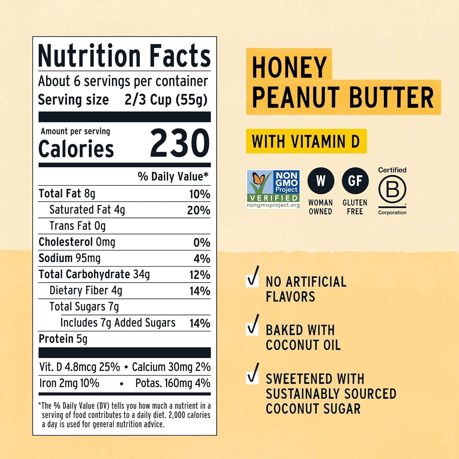three flavor variants in 11oz boxes: vanilla blueberry almond, honey peanut butter, oatmeal raisin