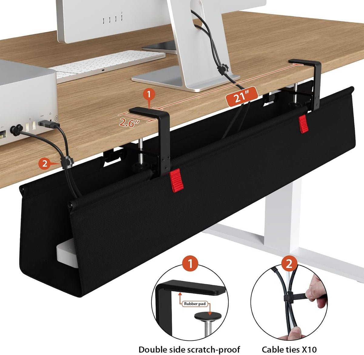 three length options: 28", 36", and 48" (all 5.5"w x 5.5"h)