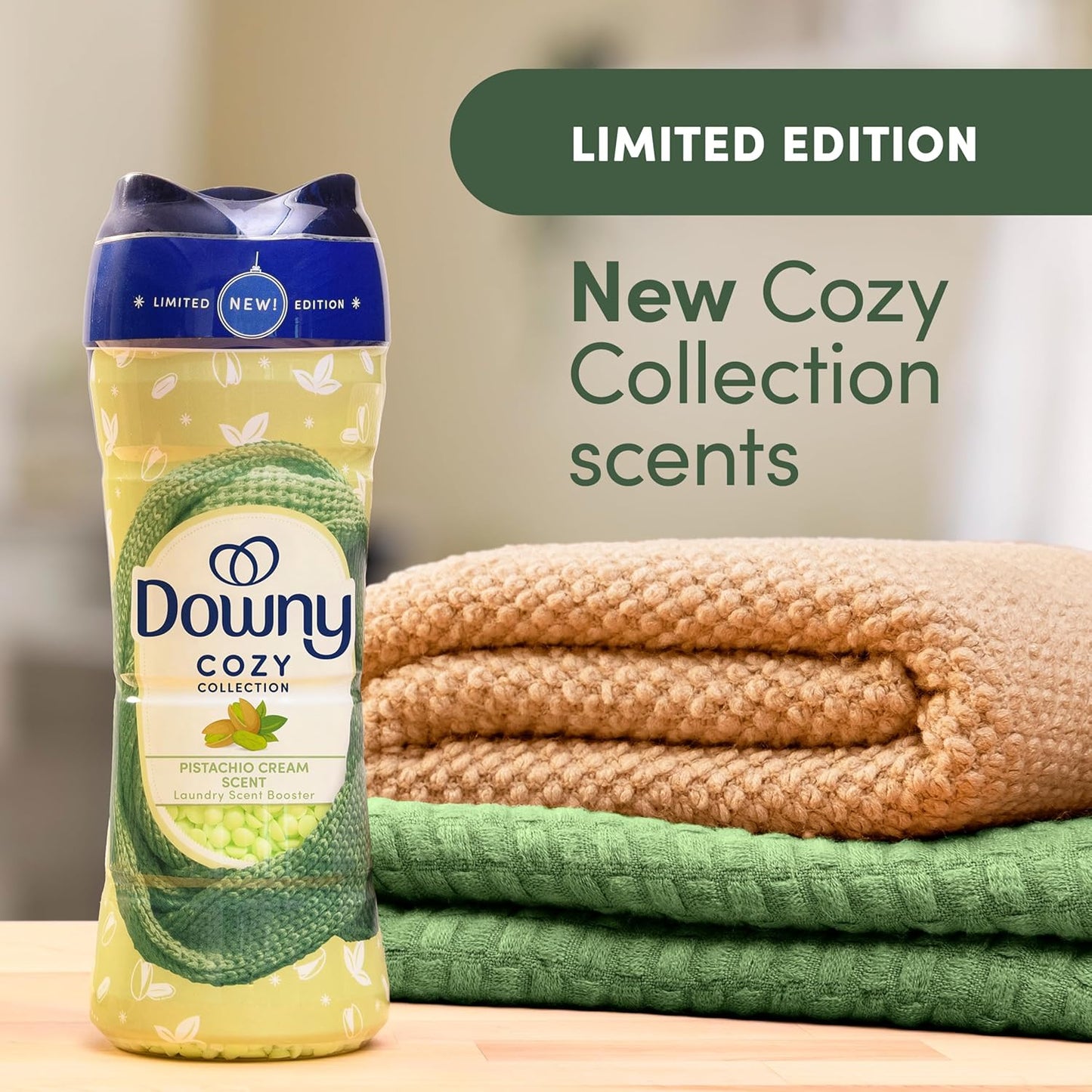 three limited-edition scent variants: pistachio cream, strawberry & shea, and pina & plumeria