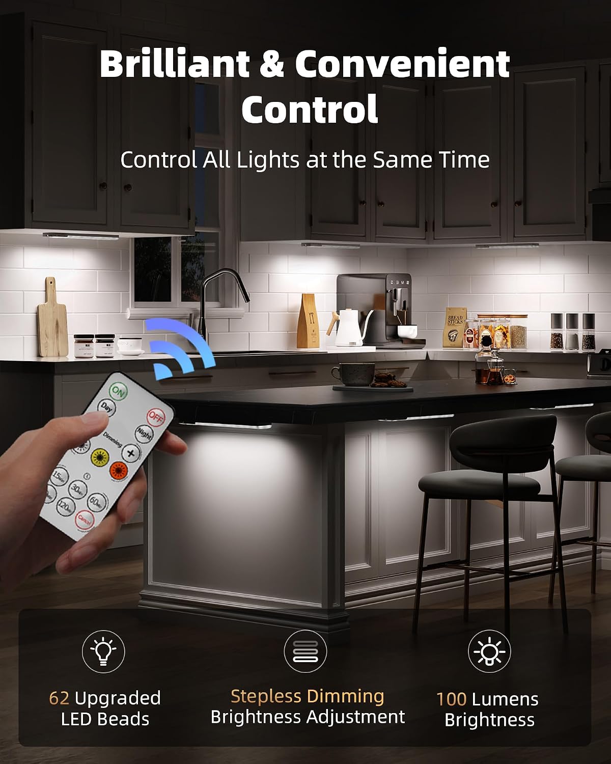 three operating modes: night motion, all-day motion, and always-on