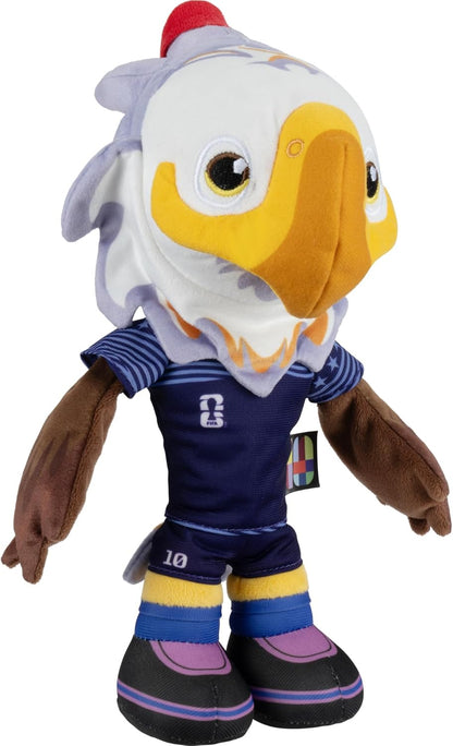 three-variant collectible line: usa clutch the bald eagle, mexico zayu the jaguar, canada maple the moose