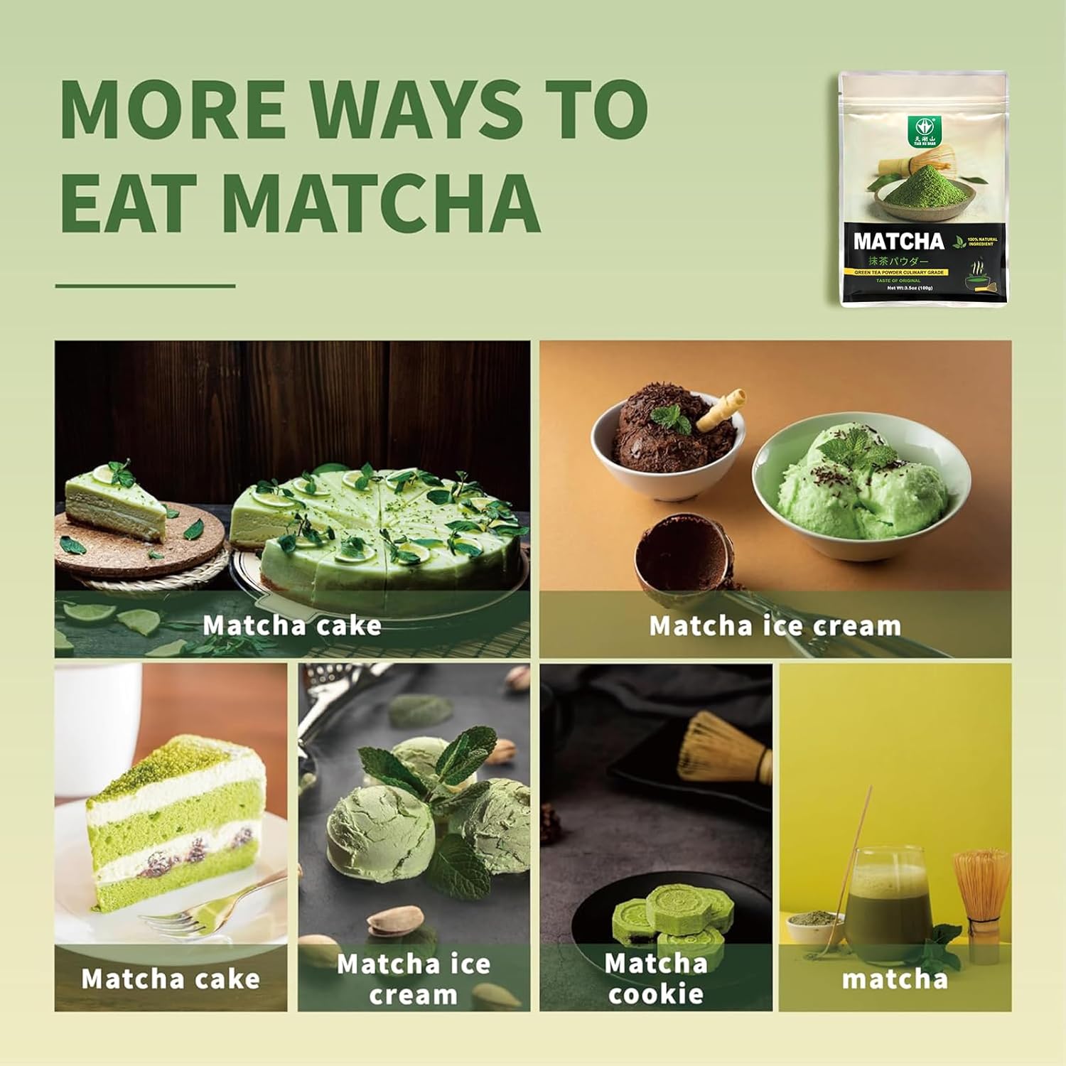 TIAN HU SHAN Matcha Green Tea Powder – Thoughtful Gift for Matcha Lovers, Premium Tin for Birthdays and Holidays