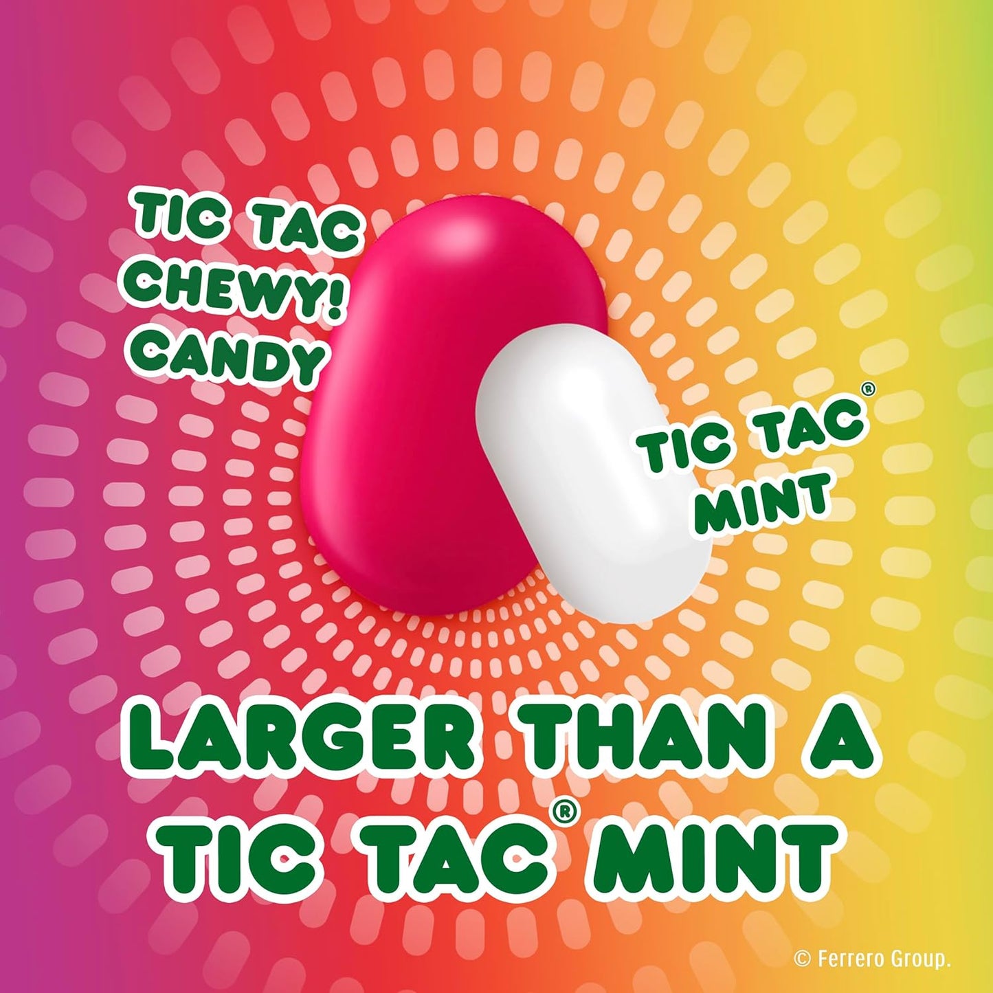 Tic Tac Chewy Fruit Adventure Candy – Kids' Birthday Party Goody Bag Snack, Gluten-Free & Non-GMO, 3.4 oz Box