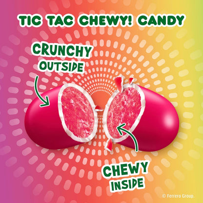 Tic Tac Chewy! Fruit Adventure Candy – Lunchbox Snack for School-Age Kids, 7 oz Pack of Fruity Chews