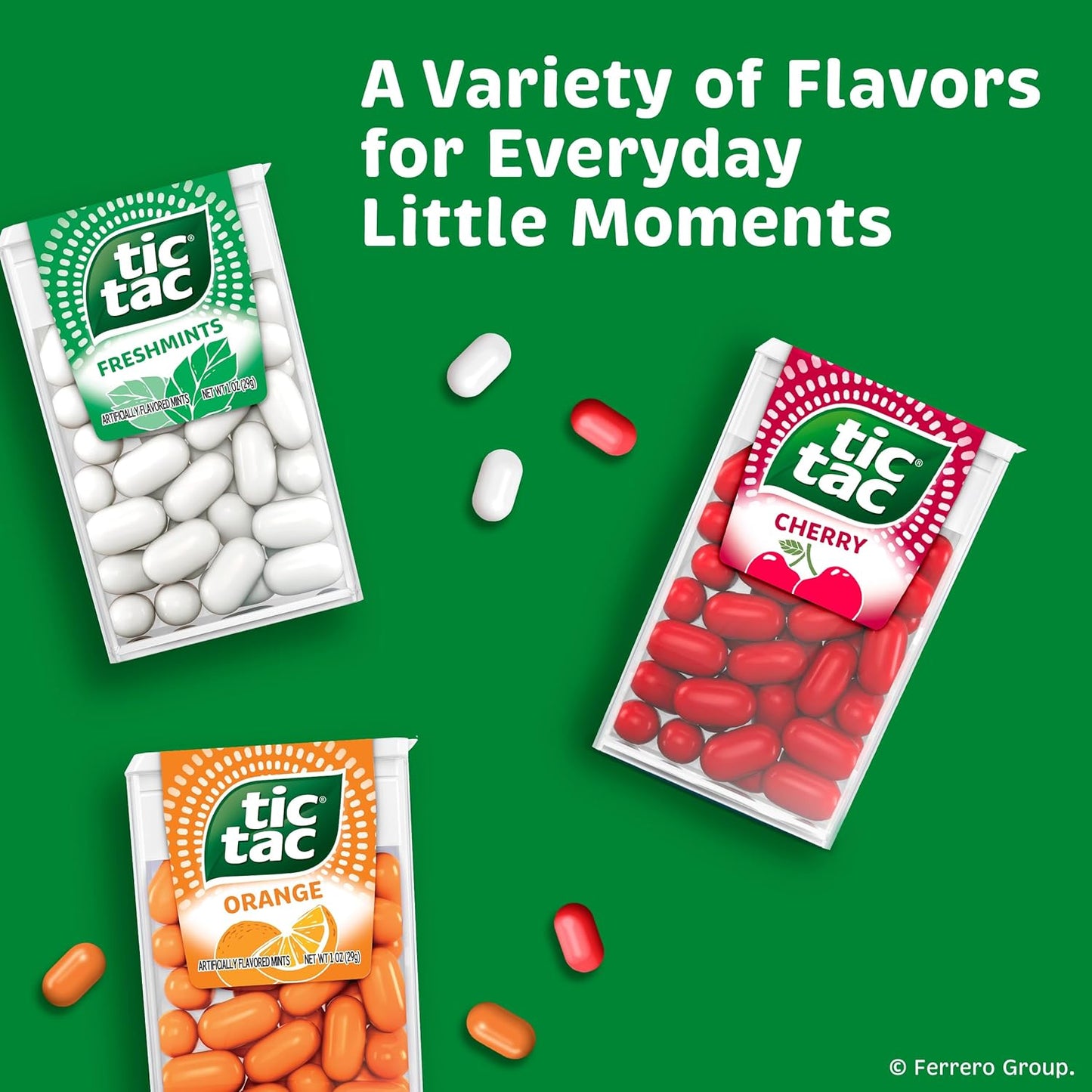 Tic Tac Variety Pack Mega Box – Tailgate and Stadium Snack Mints, 27 Pocket-Sized Packs for Sharing