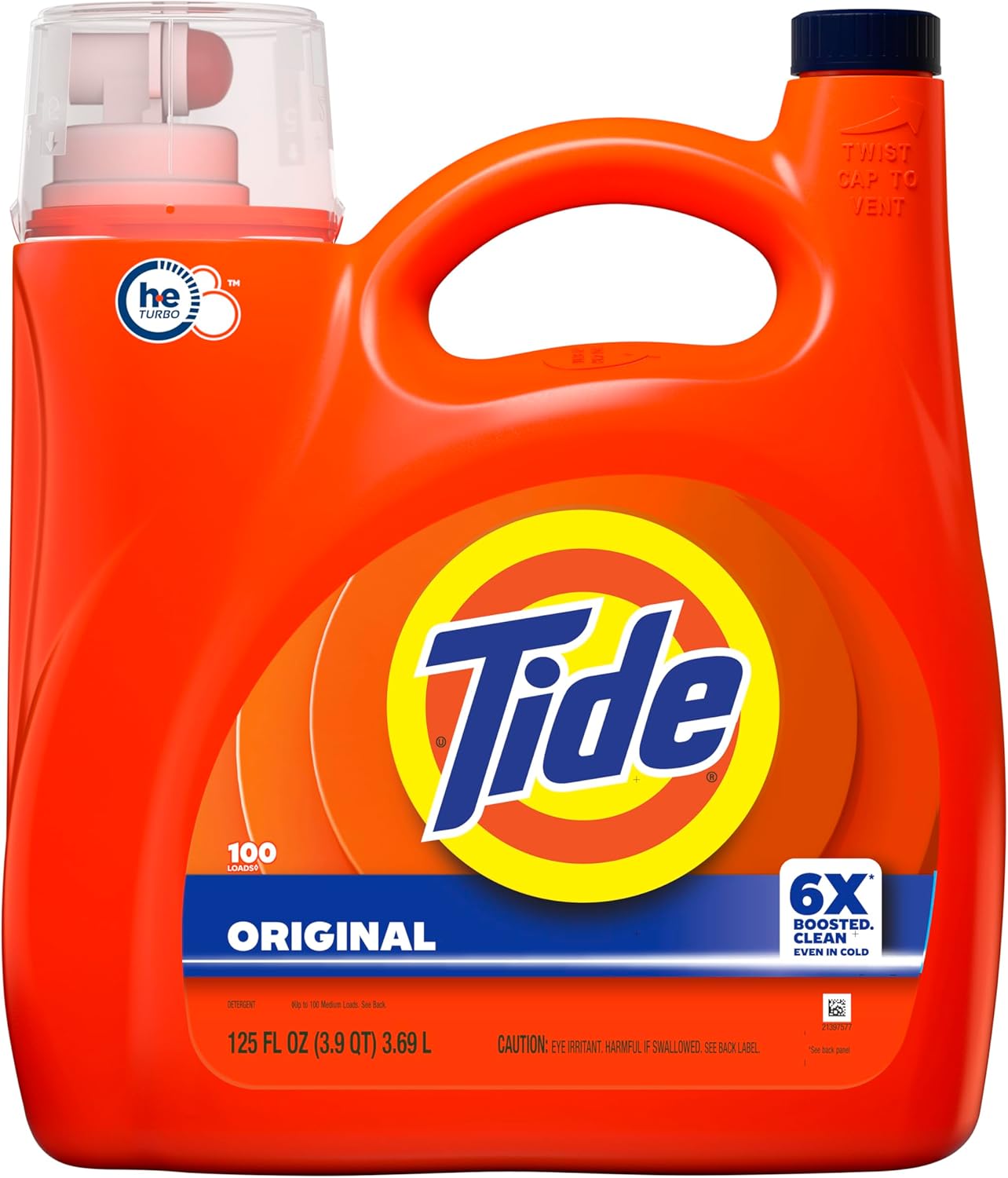 Tide Bulk Laundry Detergent 125 fl oz 100 Loads Housewarming Gift for New Homeowners Moving In