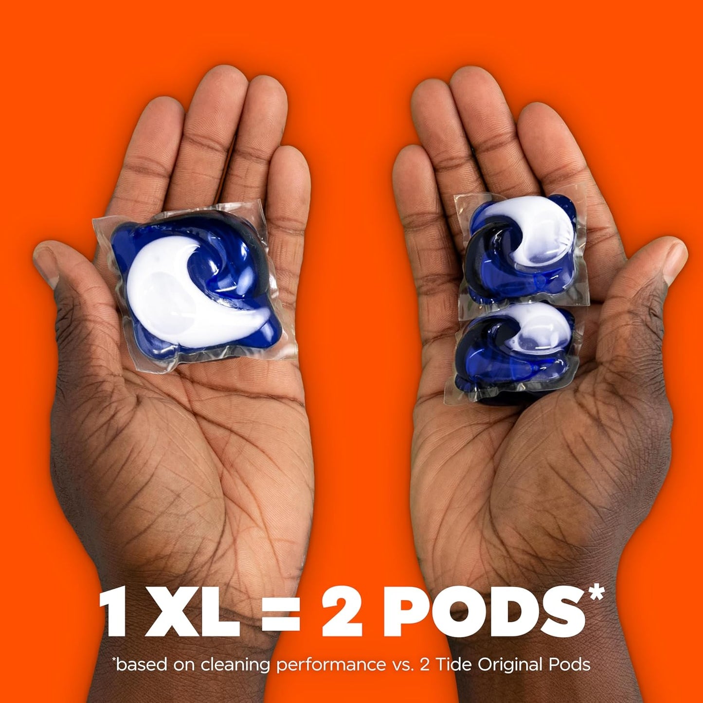 Tide Oxi Boost Power PODS Laundry Detergent Pacs for the Modern Household, 45 Count XL Pods for Set-In Stain Removal Across Every Room