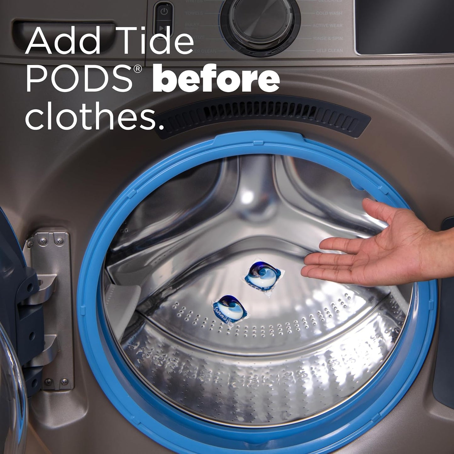 Tide Pods 4-In-1 Ultra Oxi Laundry Pacs 32 Count, Practical Housewarming Gift for New Homeowners