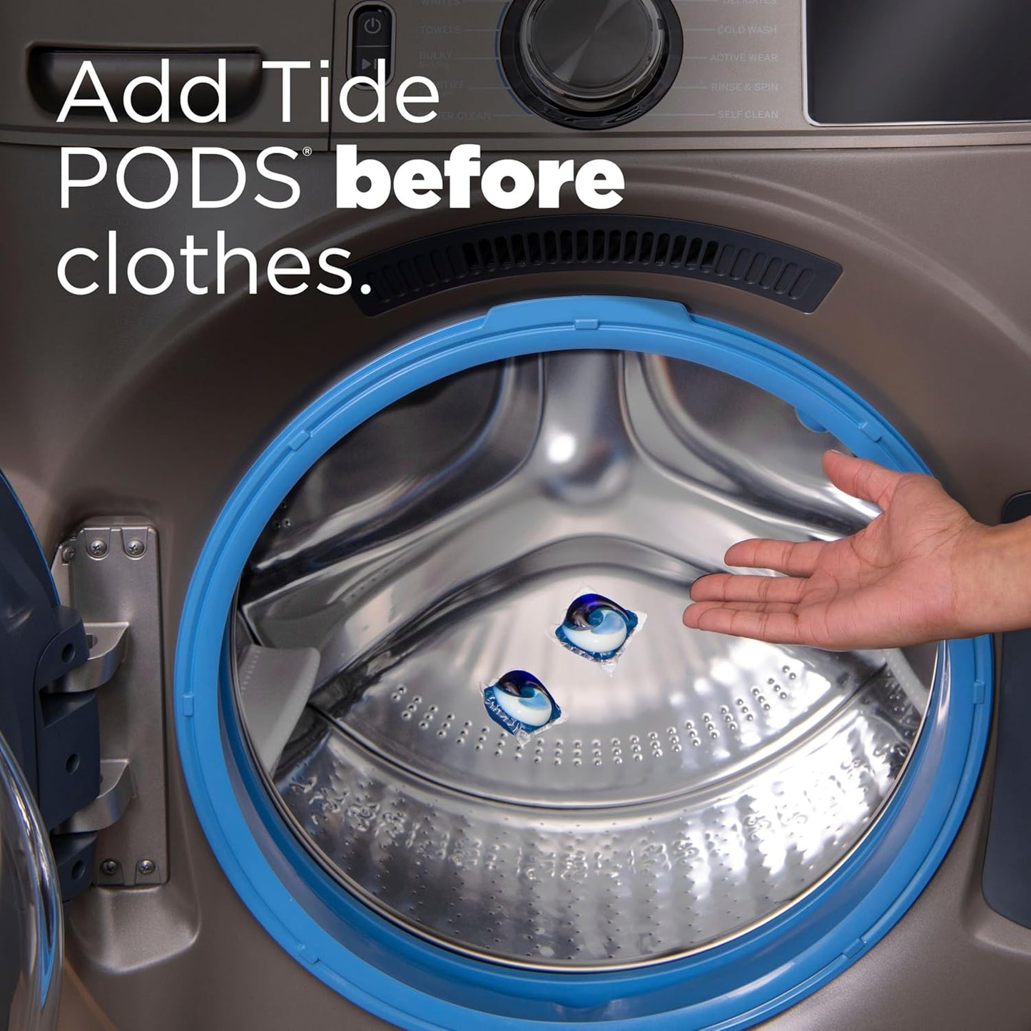 Tide PODS Downy 4-in-1 Laundry Detergent Pods for Fresh-Smelling Bedroom Linen Closets, 57 Count