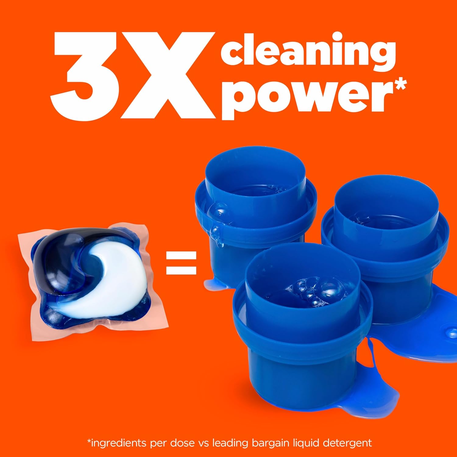 Tide PODS Downy 4-in-1 Laundry Detergent Pods for Fresh-Smelling Bedroom Linen Closets, 57 Count
