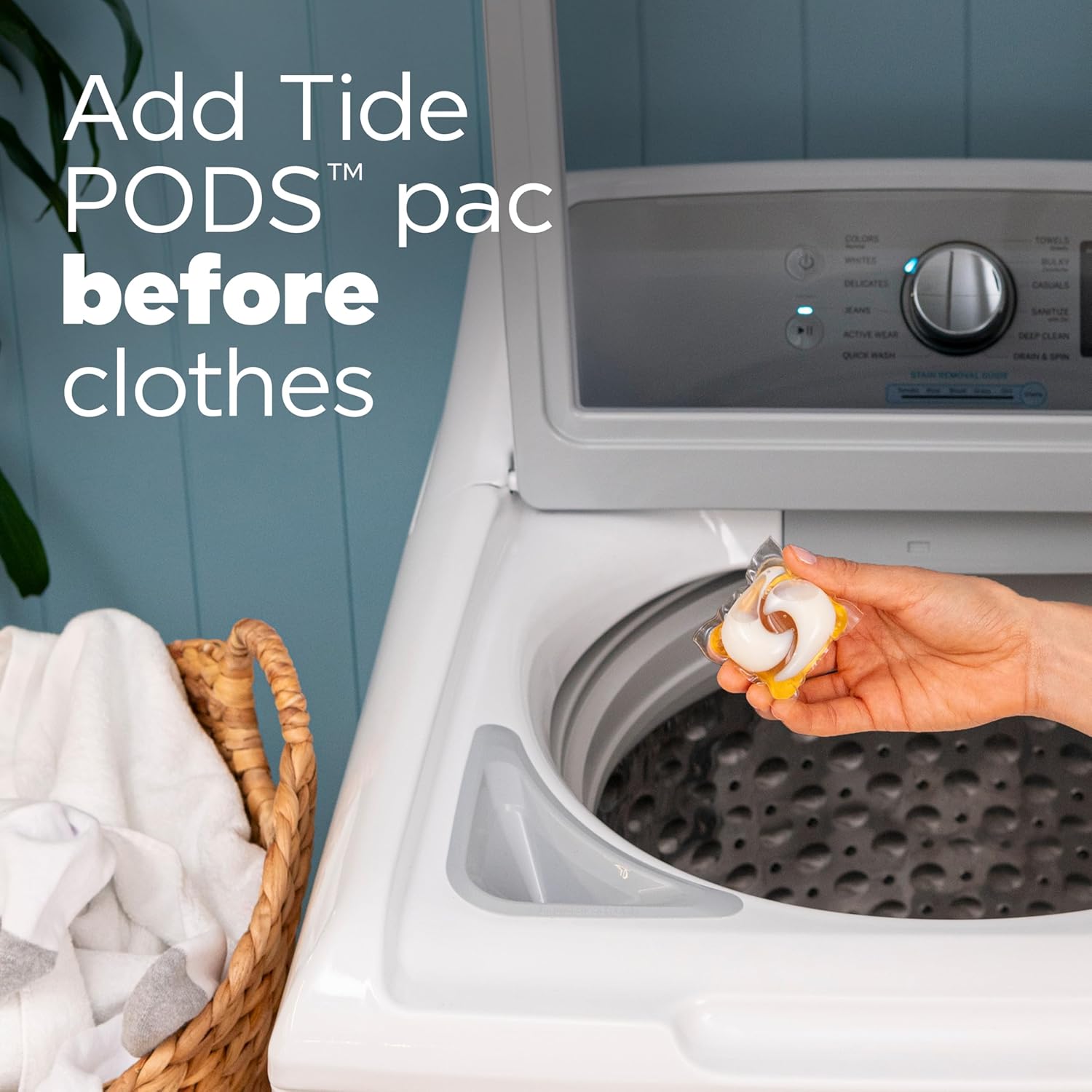 Tide PODS Hypoallergenic Laundry Pods – Mindful Self-Care Laundry for Fragrance-Free Living and Skin Calm