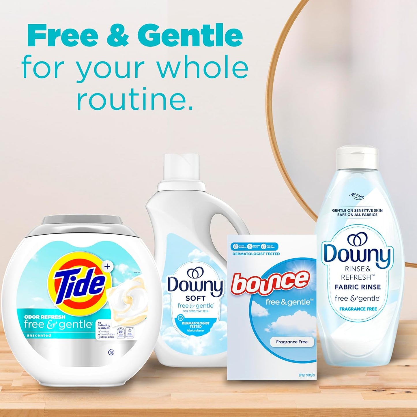 Tide PODS Hypoallergenic Laundry Pods – Mindful Self-Care Laundry for Fragrance-Free Living and Skin Calm