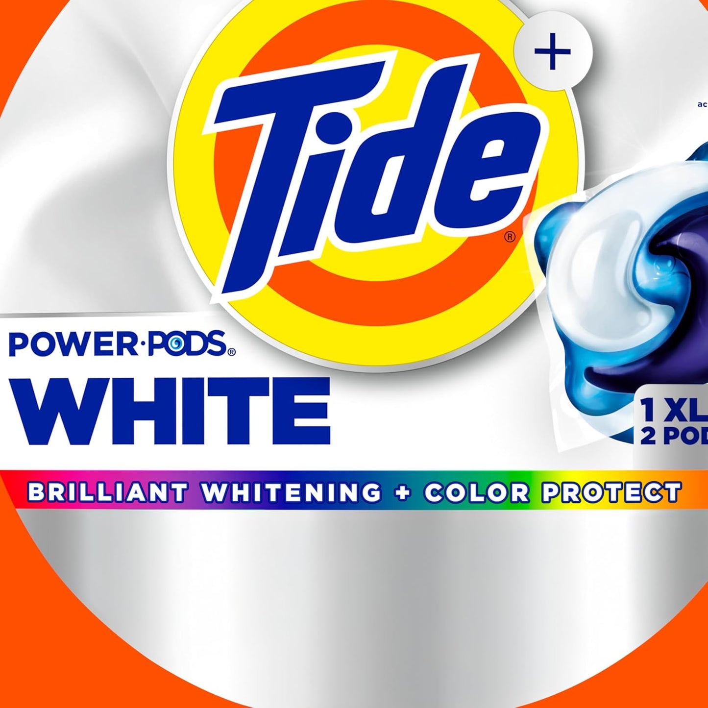 Tide Power PODS White Laundry Detergent – Streamlined Apartment Closet Upgrade, No-Mess Whitening