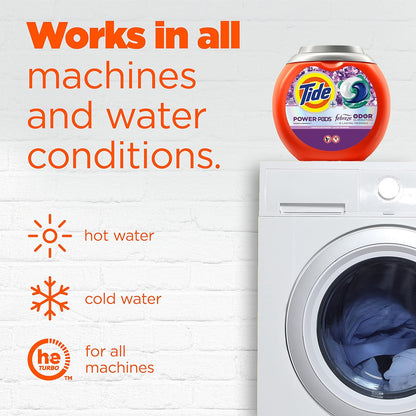 Tide Power Pods with Febreze Laundry Detergent Pacs for Apartment Professionals, No-Measure Daily Wash
