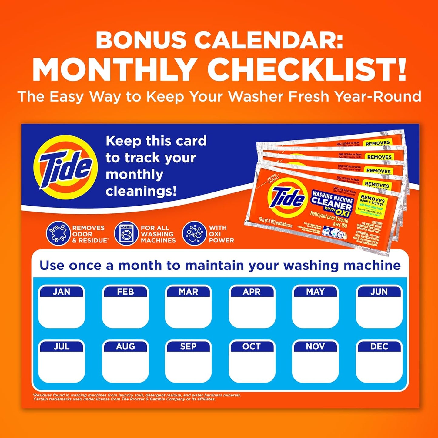 Tide Washing Machine Cleaner Powder – Thoughtful Housewarming Gift for New Homeowners Starting Fresh