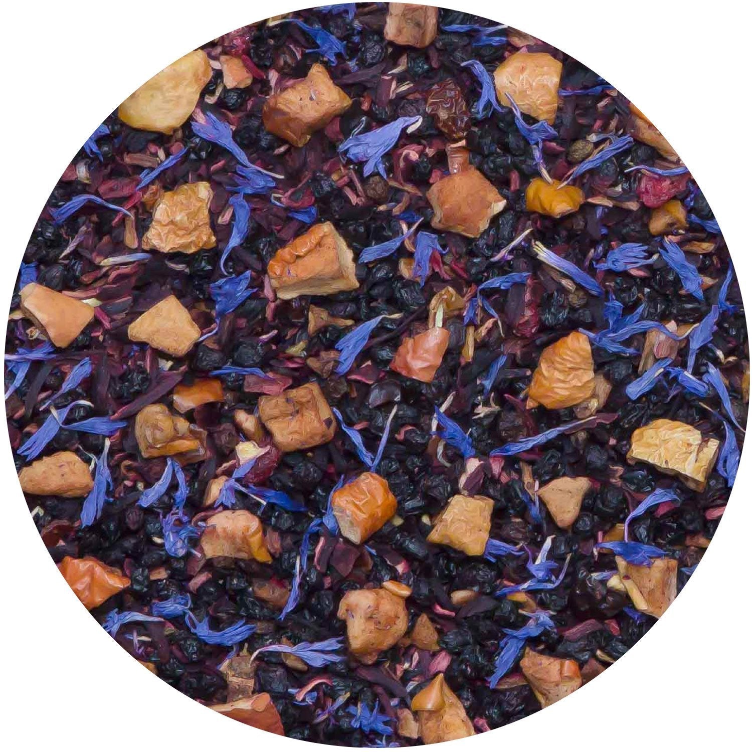 Tiesta Tea Blueberry Wild Child Fruit Infusion – Mindful Self-Care Herbal Tea for Bath Time and Nightly Calm, 1.8 oz Loose Leaf Pouch