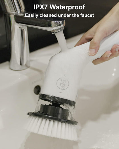 TileGuard Spin Scrubber with 8 Attachments – All-Surface Cleaning System for Multitasking Homeowners