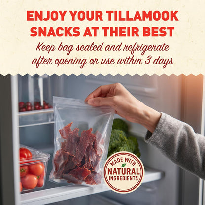 Tillamook Country Smoker Hardwood Smoked Sausage Sticks – Clean Ingredient Snack for Self-Care and Diet Goals, No Sugar Added, 2-Pack