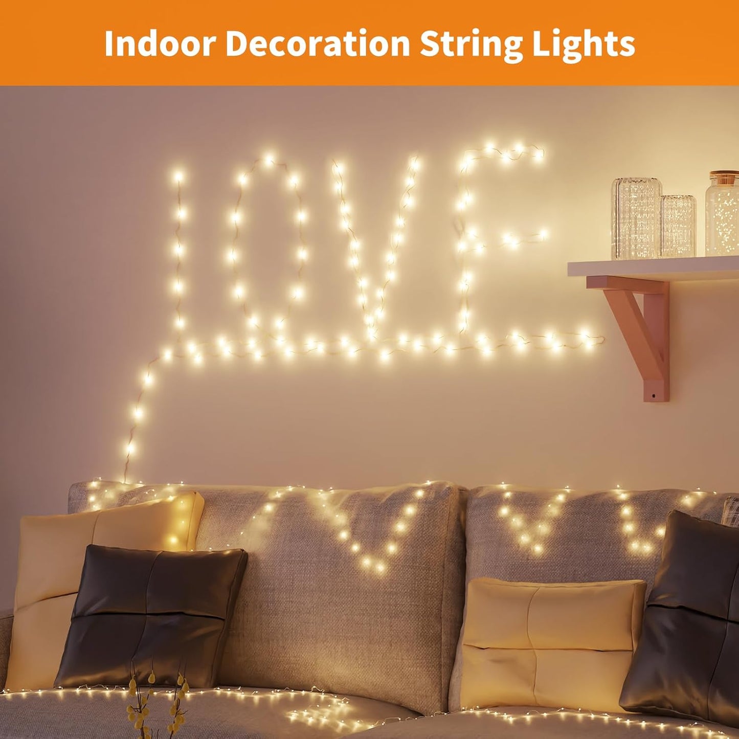 TingMiao Battery Operated Fairy Lights – Nursery and Playroom Safe Decor, 6 Pack 7.2 ft Mini LED
