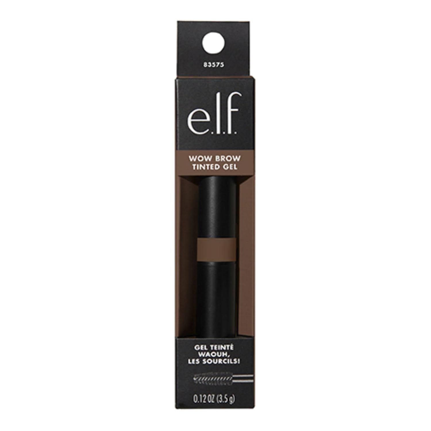 tinted gel available in four shades: deep brown, neutral brown, brunette, and taupe