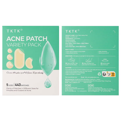 TKTK XL Hydrocolloid Patches – Wellness-Friendly Body and Face Spot Care for Mindful Bath Time