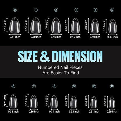 TOMICCA Half Matte Nail Extensions – Relaxing Bedtime Vanity Ritual Without Salon Stress