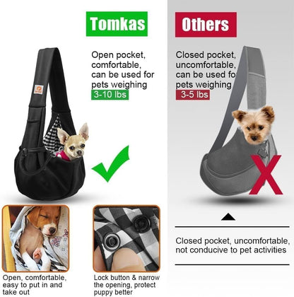 Tomkas Pet Sling Wrap - Therapeutic Snug Fit for Injured or Blind Dogs During Recovery and Daily Therapy Walks