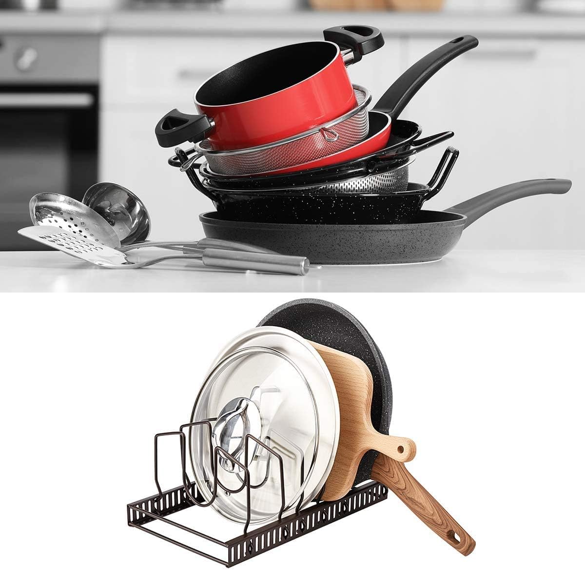 tool-free assembly — dividers insert directly into the frame