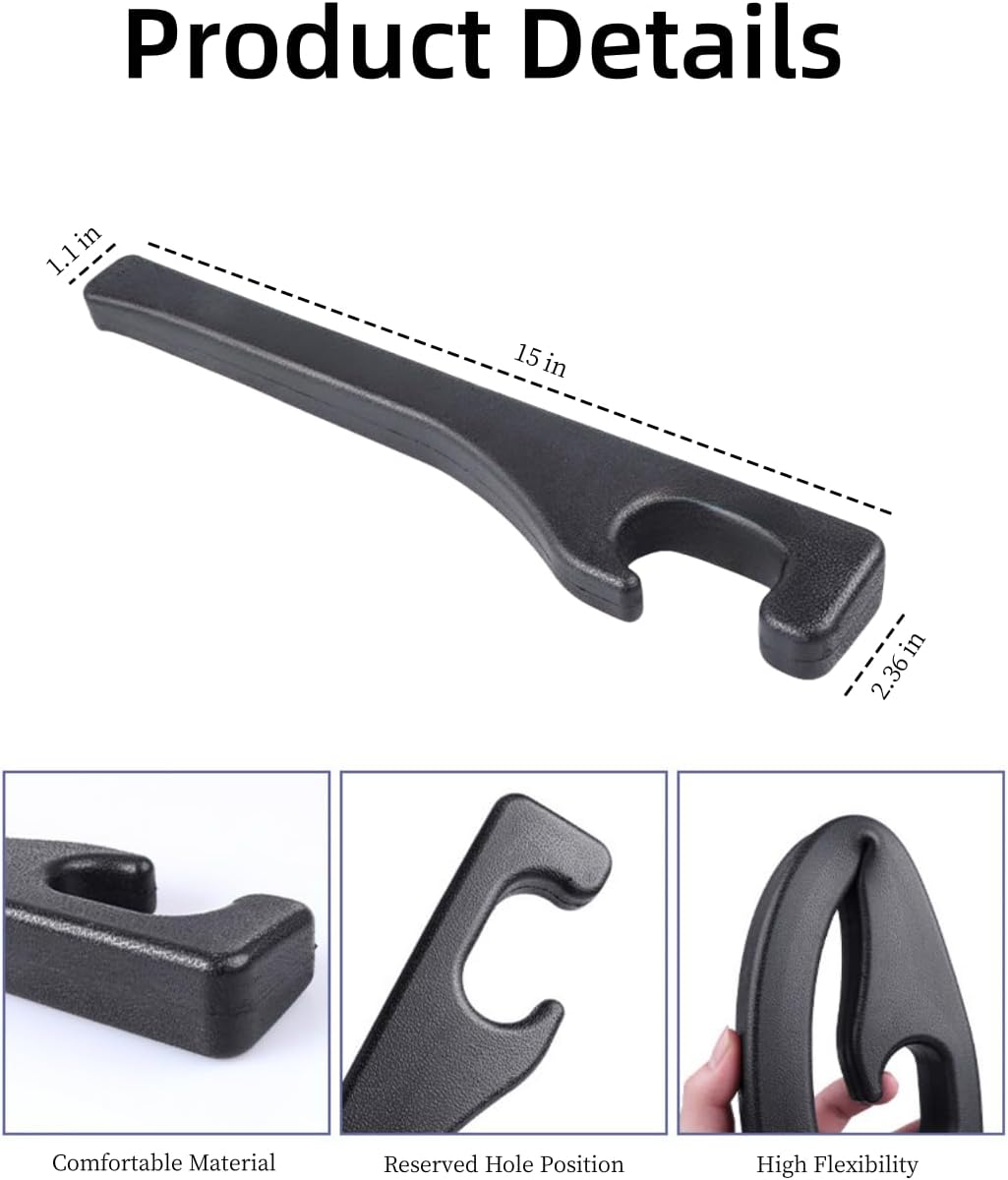 tool-free insertion design that stays in place during seat movement
